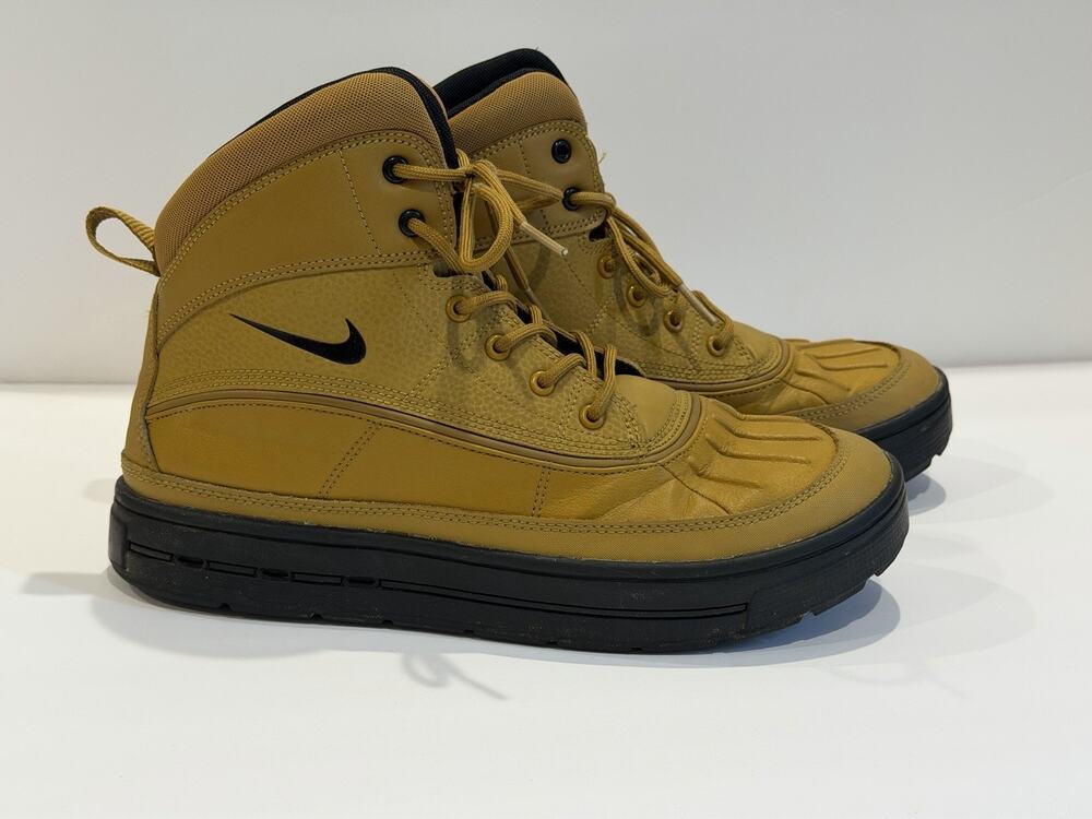 Nike ACG Woodside 2 High Boots Wheat Black 7Y Youth Waterproof Hiking 524872-703